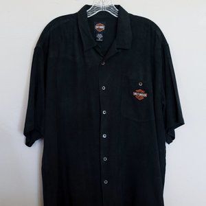 Harley-Davidson black short sleeve men's shirt